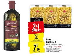 Offre Huile D Olive Vierge Extra Offre Gourmande Carapelli Pates Garofalo 2 1 Offert Chez Carrefour