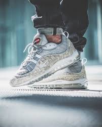 Supreme Air Max 98 Snakeskin Shoes Shoes For Runners Running Shoes Shoes For Athletes Sneakers Shoes Skate Wear Sneakers Men Nike Air Max