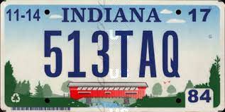 In general, drivers may apply for in car registration plates in person or online. Indiana