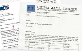 12 Contoh Surat Penawaran Kerjasama Harga Barang Jasa Surat Pimpinan Teknik
