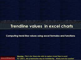 Computing Trendline Values In Excel Charts