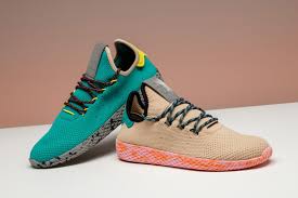 Which One Of These Eye Catching Pharrell X Adidas Tennis Hu Colorways Is Your Favorite Best Sneakers Sneaker Boots Sneakers