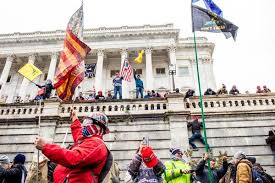 US Capitol during the January 6 attack and Oath Keepers case