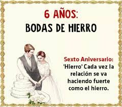 Apaixonada por histórias, tem desenvolvido, nos últimos anos, diversos projetos de. Tarjeta Aniversario De Bodas Sexto Aniversario Aniversario