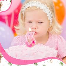 Vela de flamenco número 2 con temática hawaiana rosa con purpurina para  decoración de tartas para niñas y niños, baby shower, aniversario, fiesta  de ...