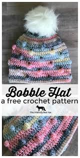 Patterns preceded by an asterisk (*) are in pdf format. Free Crochet Hat Pattern The Bobble Hat Thefriendlyredfox Com