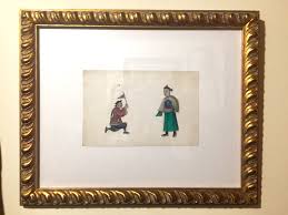 These Chinese watercolour paintings on pith paper are over 130 years old. Chinese pith paintings were produced as take-home mementoes for the many foreign merchants, sailors and other visitors to Canton. While