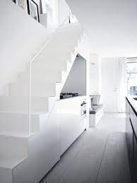 10 Minimalist Kitchen Set Design For Under Stairs You Need To Try Minimalistisk Kokken Lejlighed Trapper