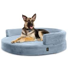 Maybe you would like to learn more about one of these? Kopeks Deluxe Orthopedic Memory Foam Round Sofa Dog Bed X Large 50 X6 X50 Gray Walmart Com Dog Bed Large Dog Sofa Bed Memory Foam Dog Bed