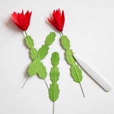 Christmas cacti will reflower every year with the right care. Diy Paper Christmas Cactus The House That Lars Built In 2020 Paper Cactus Paper Flowers Paper Plants