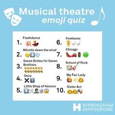 Related quizzes can be found here: Emoji Quiz Week 3 Answers Birmingham Hippodrome