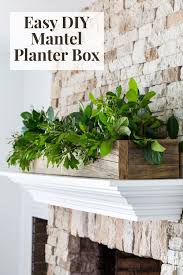 Totally Free Summer Mantel Planter Box In 2020 Diy Mantel Summer Mantel Mantel Decorations