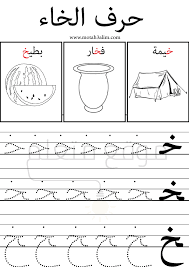 تعليم كتابة الحروف العربية على السطر Pdf