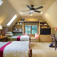 Attic Bedroom With Slanted Walls Design Pictures Remodel Decor And Ideas Page 2 Bonus Room Design Remodel Bedroom Attic Bedroom Designs