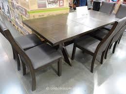 Bayside Furnishings Xander 7 Piece Dining Set Dining Table Round Dining Table Sets Dining Table Chairs