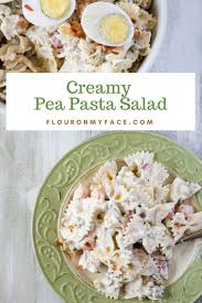 Creamy Pea Pasta Salad Recipe Recipe Creamy Peas Pasta Salad Recipes Pasta Salad