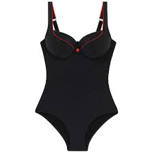 Ce produit fait partie de l'ensemble maillots de bain miraclesuit : Maillot De Bain 1 Piece Armatures Gainant Noir Bestform Maillot Lemon Curve
