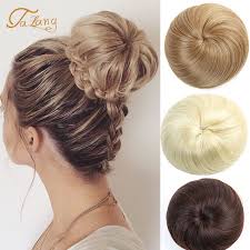 To begin creating your festive chignon updo, wash and condition your hair. Dianqi Clip Synthetic Hair Bun Buns Short Straight Hair Dount Cap Wig Chignon Updo Ponytail Extensions For Women Buy At The Price Of 3 84 In Aliexpress Com Imall Com