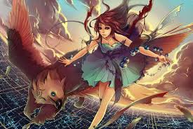 Griffin Girl Anime Anime Art Digital Art Gallery