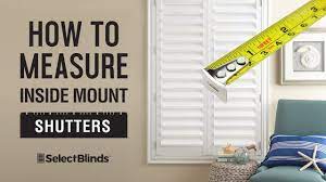 Use the chart below to help you determine. How To Measure Shutters Shutter Measuring Instructions For Inside Mount Youtube