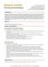 Meeting with clients, determining their needs and requirements, providing strategic advice and managing their assets accordingly. Asset Manager Resume Samples Qwikresume