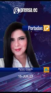 Portadas de lunes a Viernes por www.prensa.ec Ecuador con Mirian Alexandra 