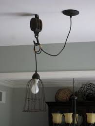 49 Pully System Ideas Pulley Light Pully System Diy Lighting
