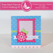 Virtual credit card generator—how does it work? Free Best Friends Card Making Kit Shery K Designs