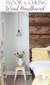 Diy Floor To Ceiling Wood Headboard Tutorial Diy Flooring Wood Headboard Diy Home Decor Bedroom