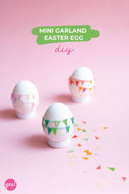Mini Garland Easter Eggs Diy Ostergeschenke Fur Kinder Ostern Kinder Wann Ist Ostern