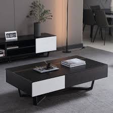 This elegant coffee table is strong and durable and looks simple and stylish, which is made of tempered glass. High End Modern Living Room E1 Board Italian Minimalism Furniture 3c Tempered Glass Top Rounded Corner Coffee Table Tea Table China Italian Minimalism Furniture Coffee Table 3c Tempered Glass Top Tea Table