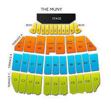 The Muny 2019 Seating Chart