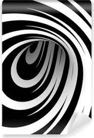 Abstract Black And White Spiral Self Adhesive Wall Mural Pixers We Live To Change In 2021 Wall Murals Optical Illusions Mural