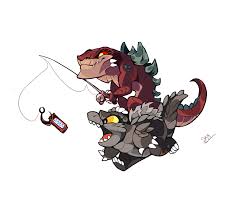 Zilla Jr Used Snickers By Fcaiser On Deviantart Godzilla Funny Godzilla Comics Kong Godzilla