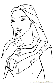 Snow white and rapunzel both come from bavaria. Pocahontas Coloring Page For Kids Free Pocahontas Printable Coloring Pages Online For Kids Coloringpages101 Com Coloring Pages For Kids
