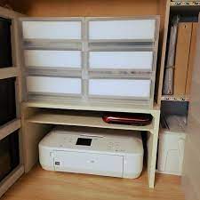 棚 rc山口 団地 賃貸 押入れ diy棚 などのインテリア実例 2016 03 02 17 17 39 roomclip ルームクリップ プリンター 収納 インテリア 実例 ダイソー 木材