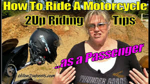 Then ride around like you normally would for a few days to get the feel how your motorcycle reacts. How To Ride A Motorcycle As A Passenger Youtube