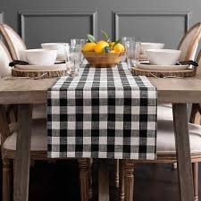 Black And White Buffalo Check Table Runner From Kirkland S In 2020 Buffalo Plaid Table Runner Buffalo Check Table Runner Table Runners