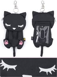 amazon ブラック f ジャックポート jack port おすましプーちゃんリール付き パスケース ポーチ 定期入れ キャラクター idカードホルダー リール ぬいぐるみ 二つ折り 可愛い アニメカードケース カードホルダー クレジットカード入れ レディース レディース