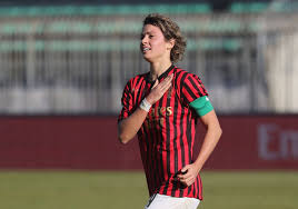 Short sleeved gameday jersey with sponsor. Mini Preview Ac Milan Women Vs Tavagnacco