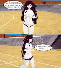 Rule 34 - 3d Accidental Exposure Bandage Bandaged Arm Bandaged Leg Blushing  Breasts Breasts Out Danganronpa Koikatsu Purple Hair Pussy Running Shorts  Skimpy Clothes Tagme Tattoo Tsumiki Mikan Ultimateenf Wardrobe Malfunction  | 10756788