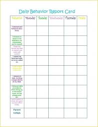 016 Weekly Behavior Chart Template Ideas Unforgettable