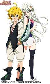 Meliodas And Elizabeth By Dennisstelly On Deviantart Seven Deady Sins Seven Deadly Sins Anime Demon King Anime