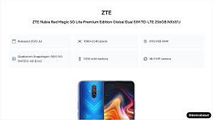 ZTE Nubia Red Magic 5G Lite Premium ...