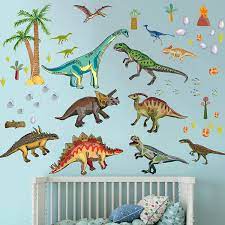 Check spelling or type a new query. Buy Dinosaur Wall Decals For Boys Room Watercolor Dinosaur Wall Stickers For Kids Bedroom Large Dinosaur Wall Decor Decorations For Nursery Living Room Classroom Wall Art Sticker Kids Birthday Christmas Gift Online In Indonesia B08np4vd11
