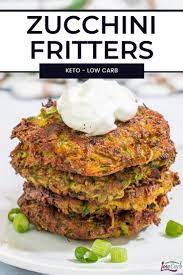 Easy Low Carb Keto Zucchini Fritters Recipe No Flour Recipe Zucchini Fritters Recipe Zucchini Fritters Fritter Recipes