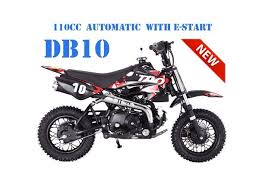 Birdy S Scooters And Atvs 110cc Db10 Dirt Bike E Start Auto Dirt Bikes For Kids Pit Bike Kids Ride On