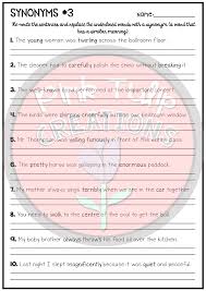 Find A Synonym Worksheet Pack Synonym Worksheet Synonym Spelling And Grammar