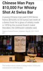 The 10 000 Glass Of Whisky Macallan 1878 Whisky Fun At Work 10 Things