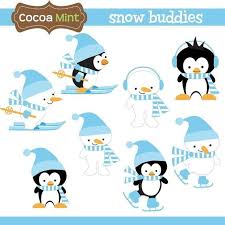Penguin Clip Art Clip Art Christmas Illustration Kids Clipart